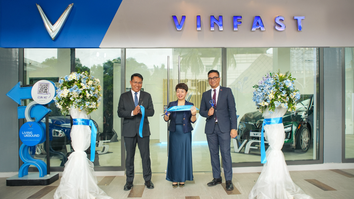 VINFAST OPENS FIRST THREE DEALER SHOWROOMS IN THE PHILIPPINES